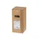 Braune Kartonverpackung mit schwarzem Griff oben. Auf der Vorderseite ist ein Etikett mit Informationen von BWT. Inhalt: 10 Liter.